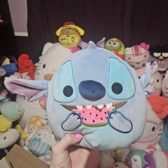NWT Disney Stitch eating Watermelon 🍉  Squishmallow - Picture 3 of 3